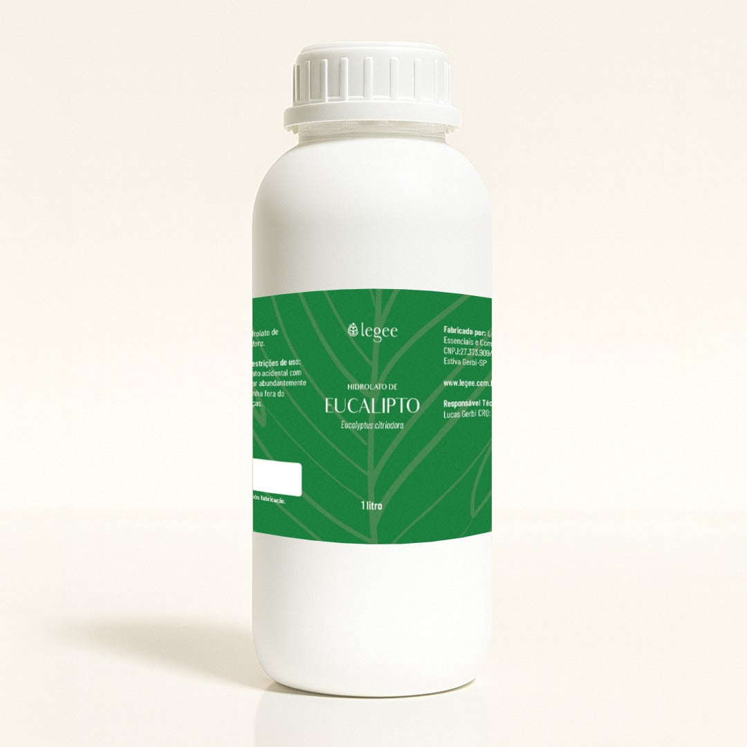 Hidrolato de Eucalipto (Eucalyptus citriodora) ORGÂNICO NÃO CERTIFICADO - 1L