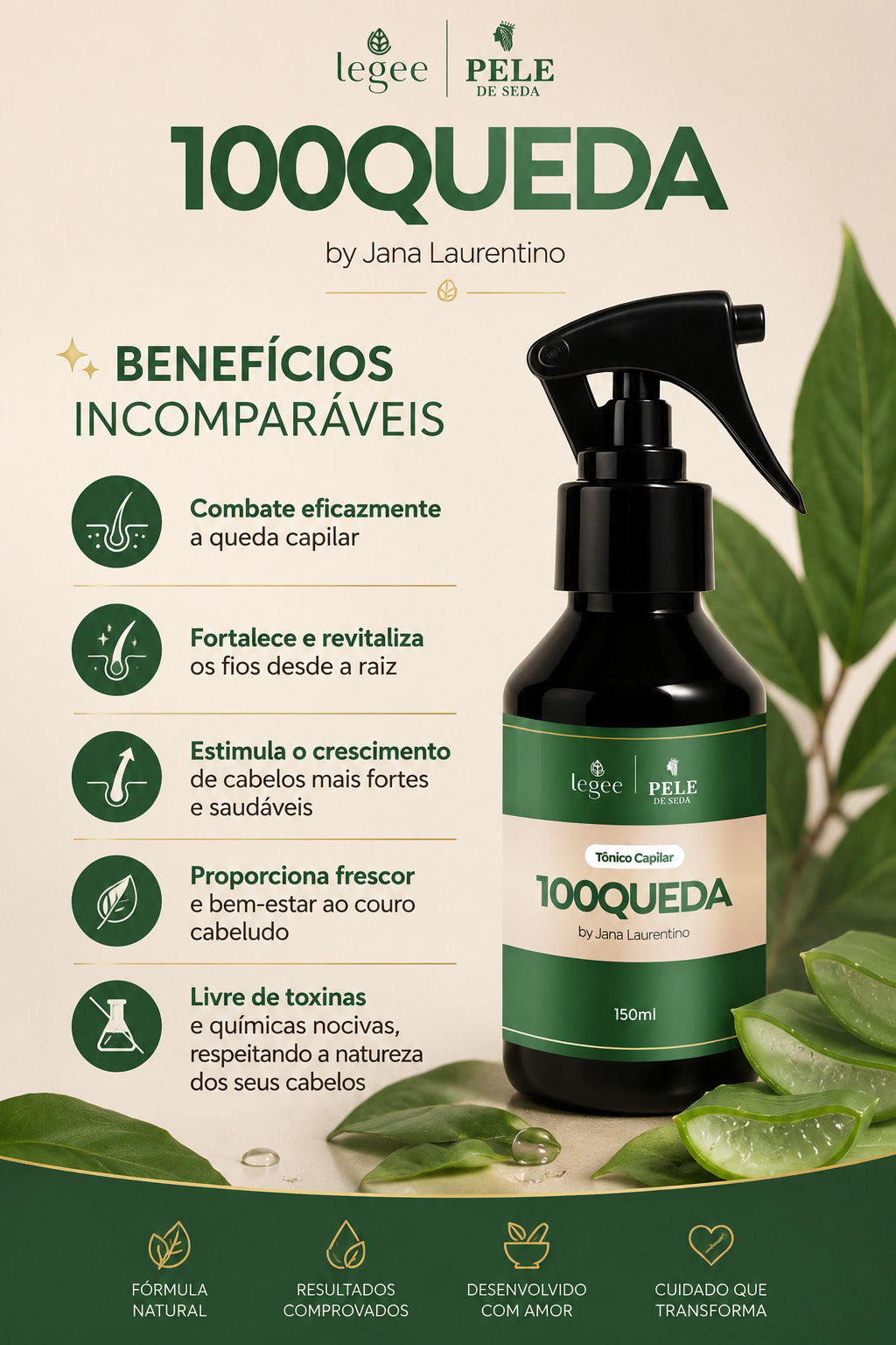 100 Queda - Spray Capilar 150ml