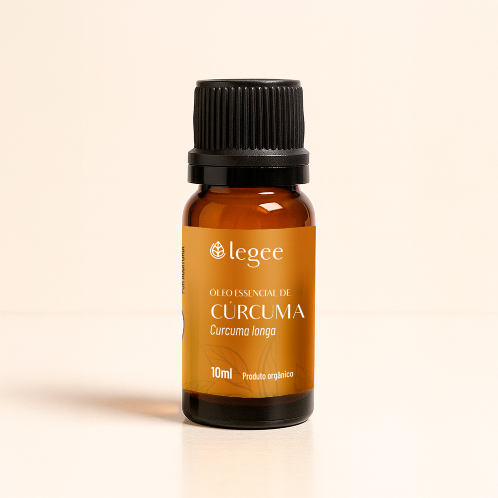 Óleo essencial de Cúrcuma (Curcuma longa) ORGÂNICO - 10ml