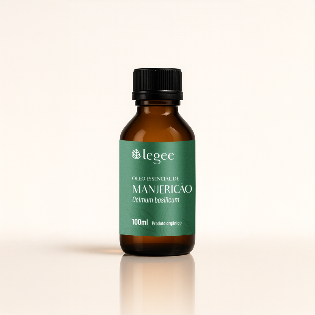 Óleo essencial de Manjericão (Ocimum basilicum Qt Linalol) ORGÂNICO - 100mL