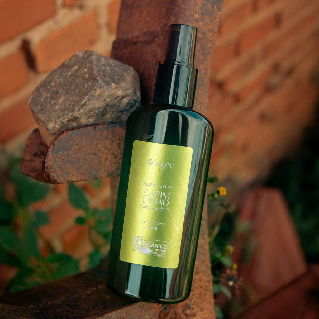 Hidrolato de Capim Limão (Cymbopogon citratus) ORGÂNICO - 200mL - Legee