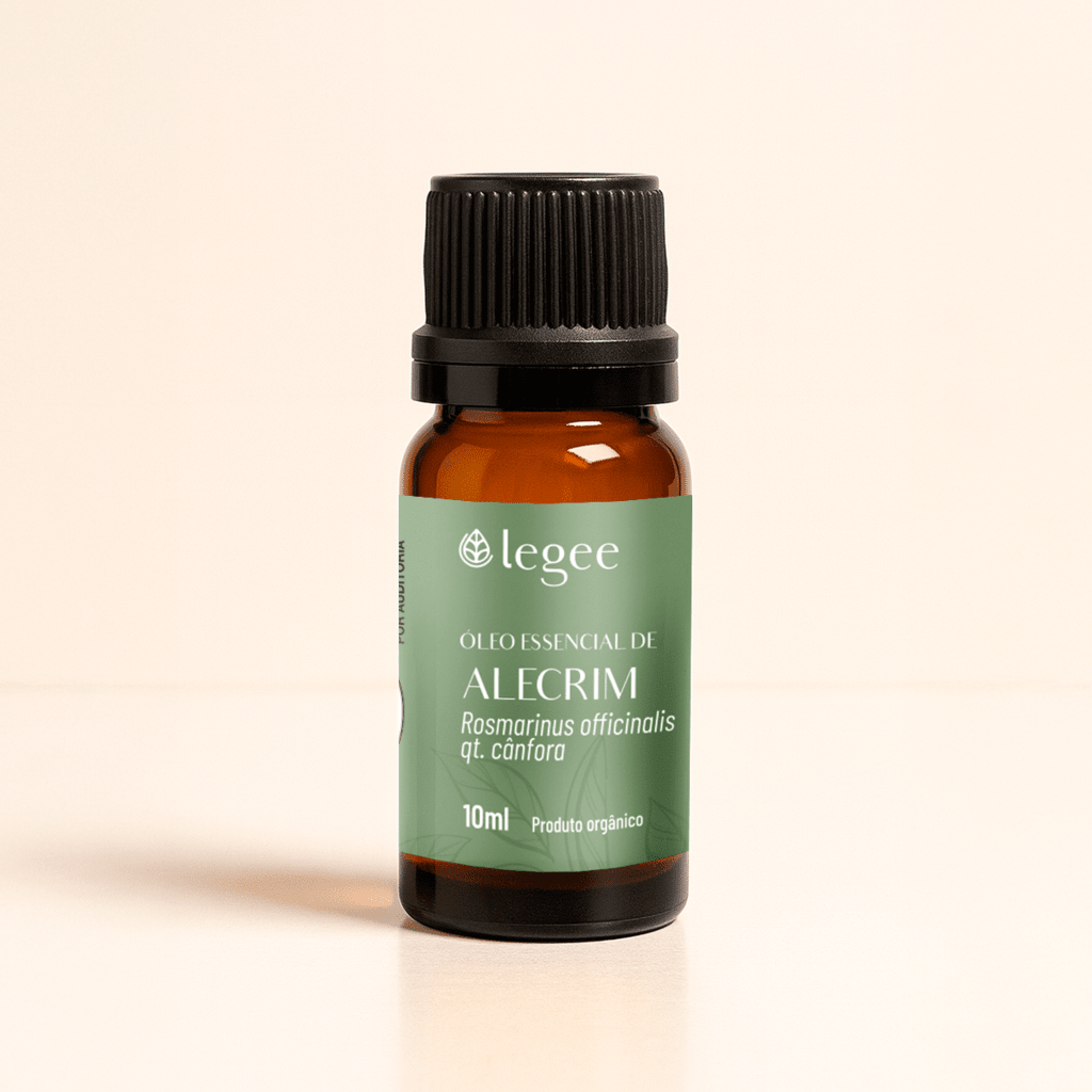 Óleo essencial de Alecrim (Rosmarinus officinalis QT Cânfora) ORGÂNICO - 10mL - Legee