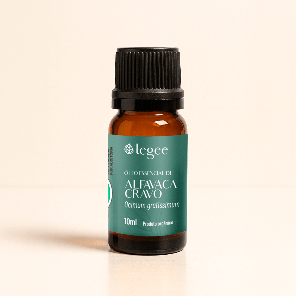 Óleo essencial de Alfavaca Cravo (Ocimum gratissimum) ORGÂNICO - 10ml - Legee