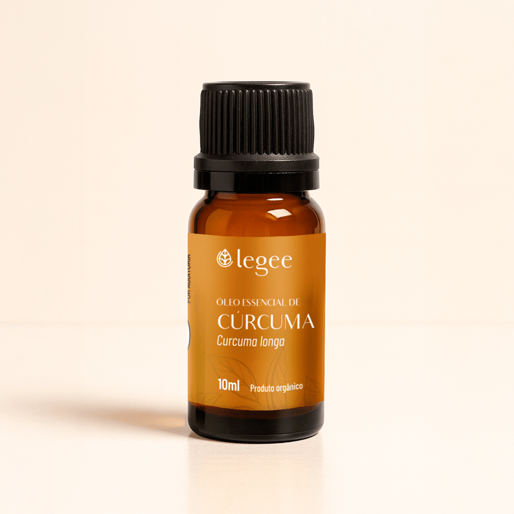 Óleo essencial de Cúrcuma (Curcuma longa) ORGÂNICO - 10ml - Legee