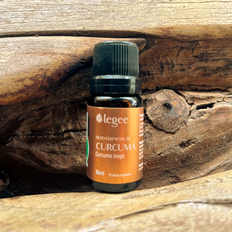 Óleo essencial de Cúrcuma (Curcuma longa) ORGÂNICO - 10ml - Legee