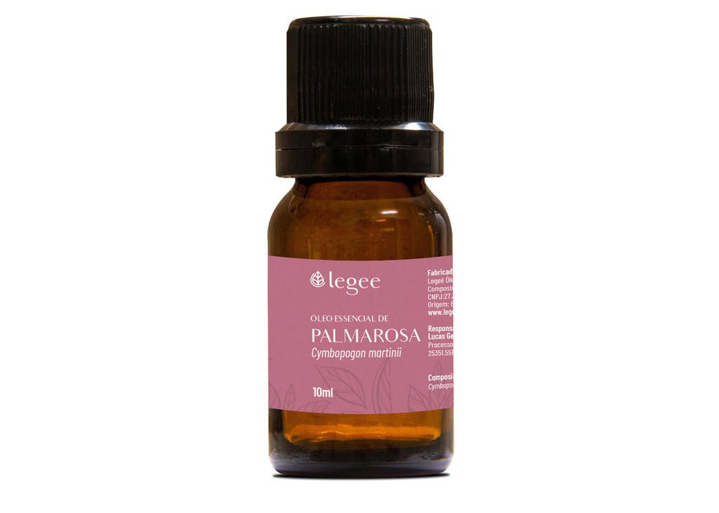 Óleo essencial de Palmarosa (Cymbopogon martinii) - 10mL - Legee