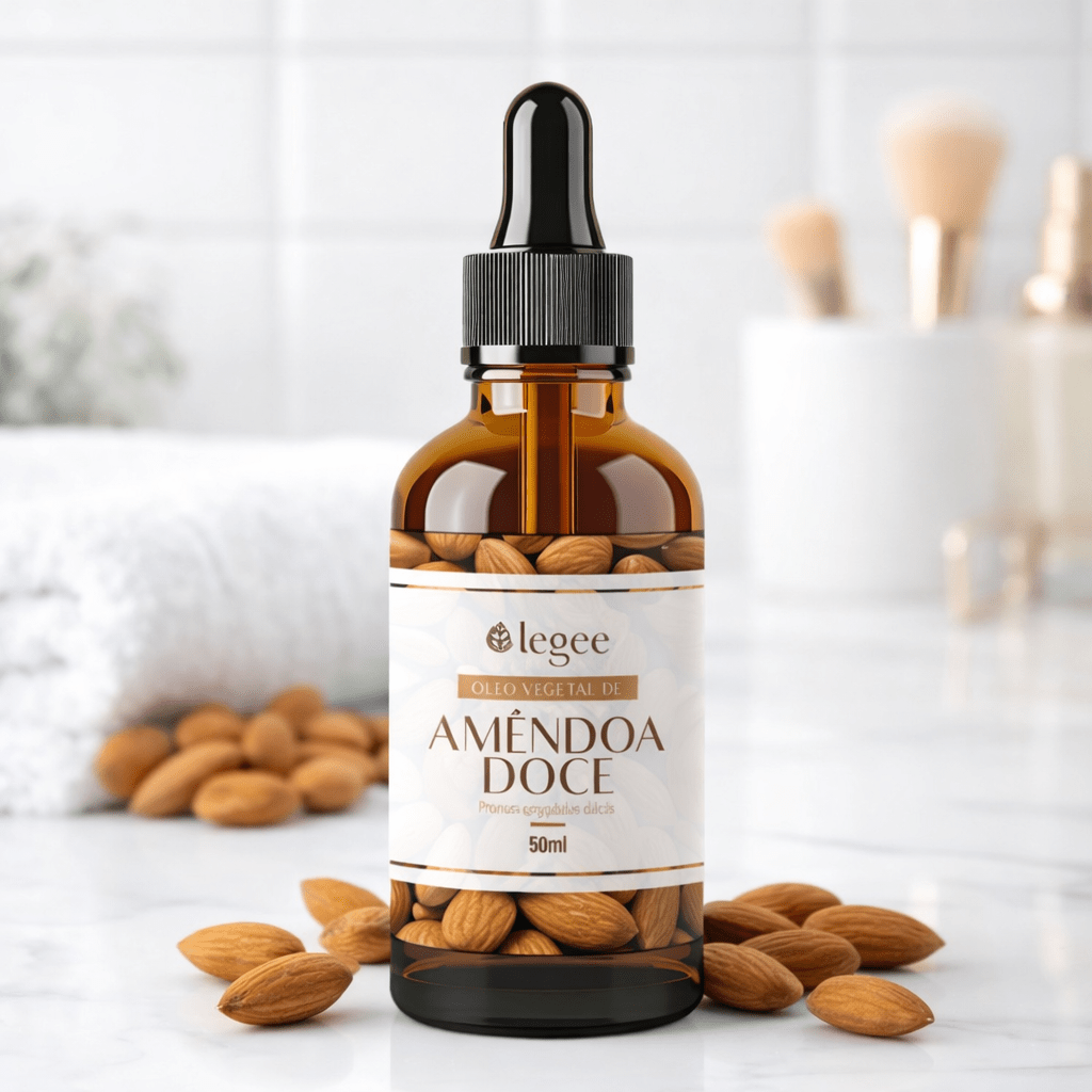 Óleo vegetal de Amêndoa Doce (Prunus amygdalus dulcis) - 50mL - Legee