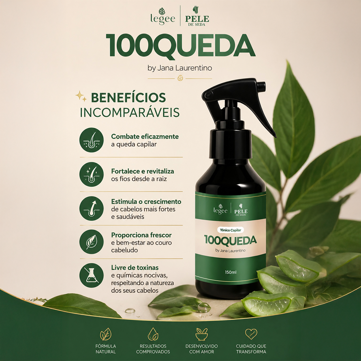 100 Queda Spray Capilar 150ml