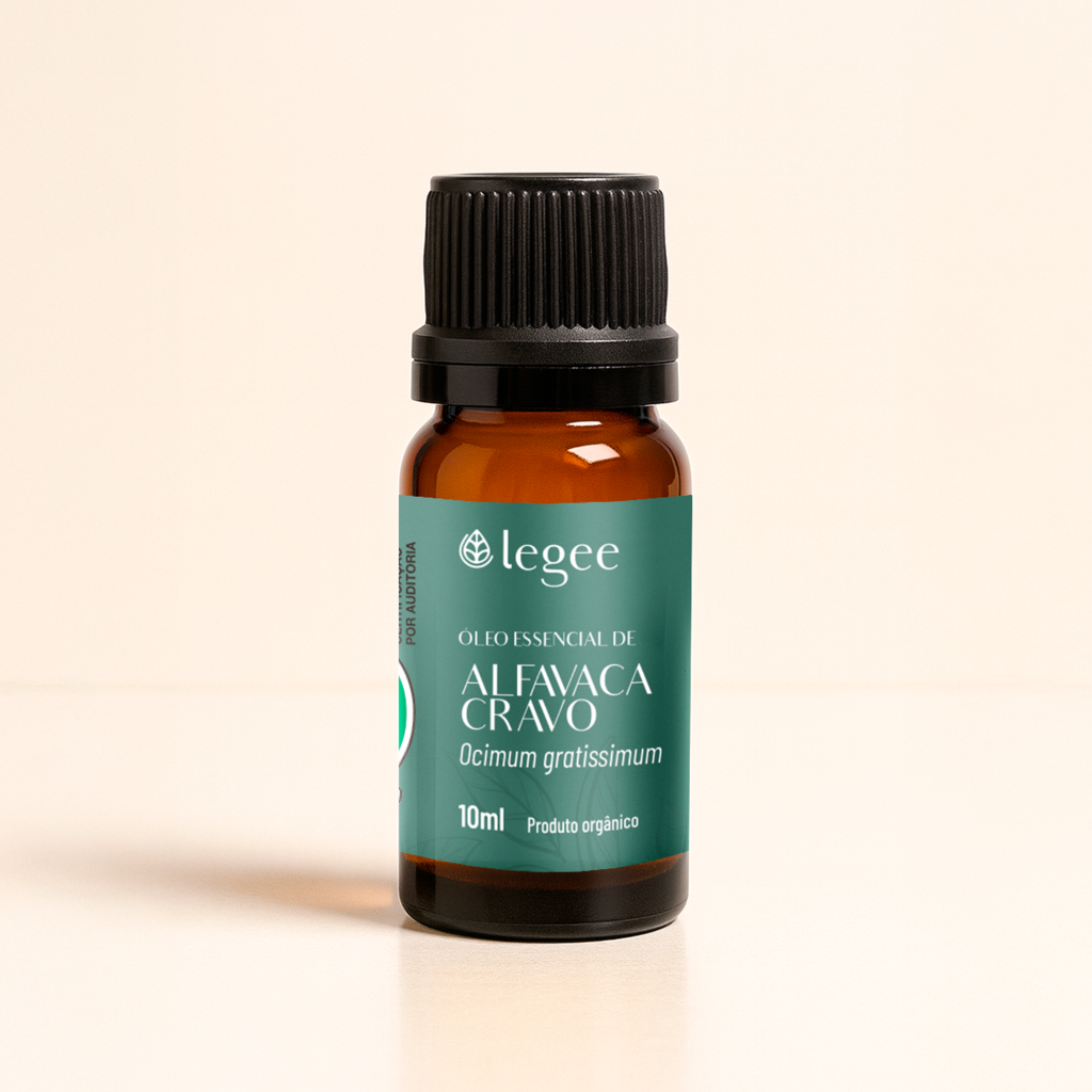 Óleo essencial de Alfavaca Cravo (Ocimum gratissimum) ORGÂNICO - 10ml