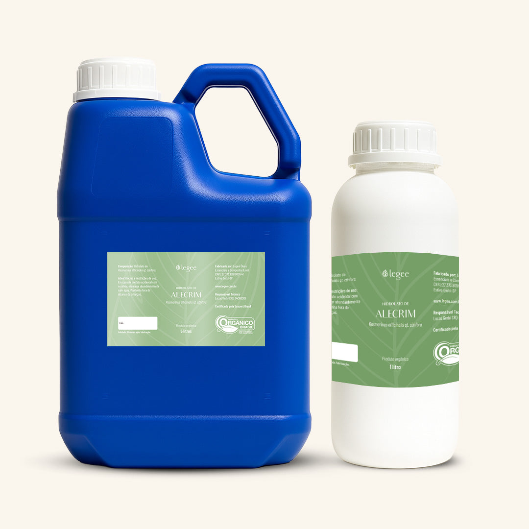 Hidrolato de Alecrim (Rosmarinus officinalis QT Cânfora) ORGÂNICO
