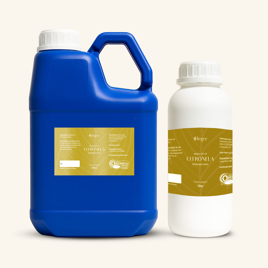 Hidrolato de Citronela (Cymbopogon nardus) ORGÂNICO