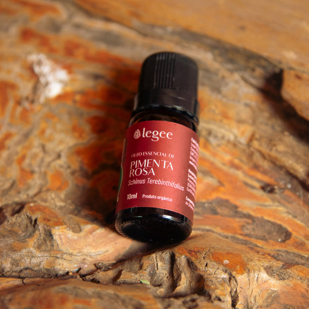 Óleo essencial de Pimenta Rosa (Schinus terebinthifolius) - 10mL
