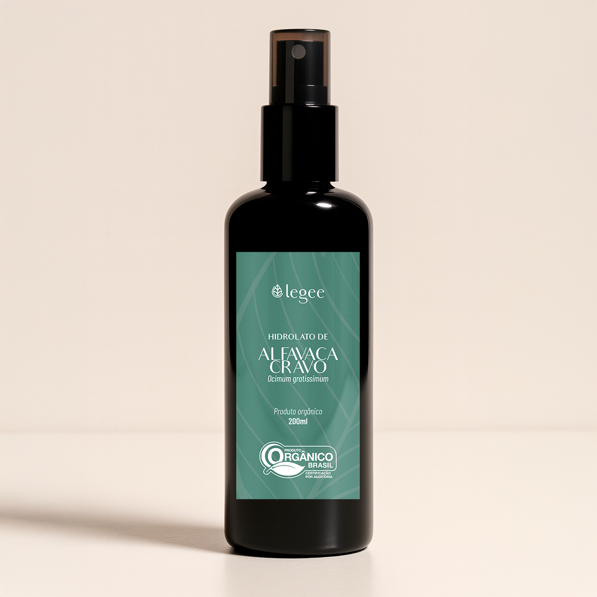 Hidrolato de Alfavaca Cravo (Ocimum gratissimum) ORGÂNICO - 200mL