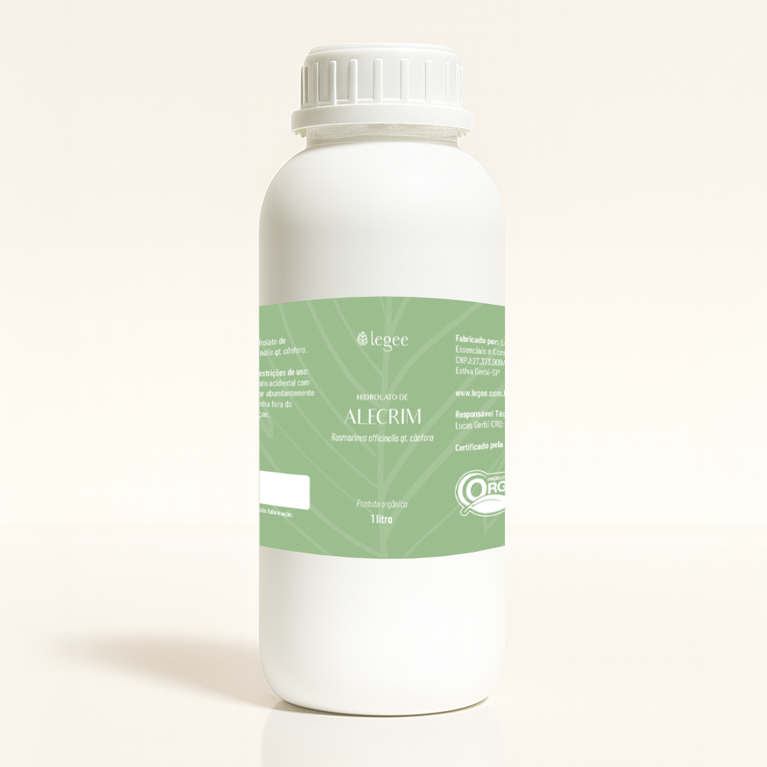 Hidrolato de Alecrim (Rosmarinus officinalis QT Cânfora) ORGÂNICO