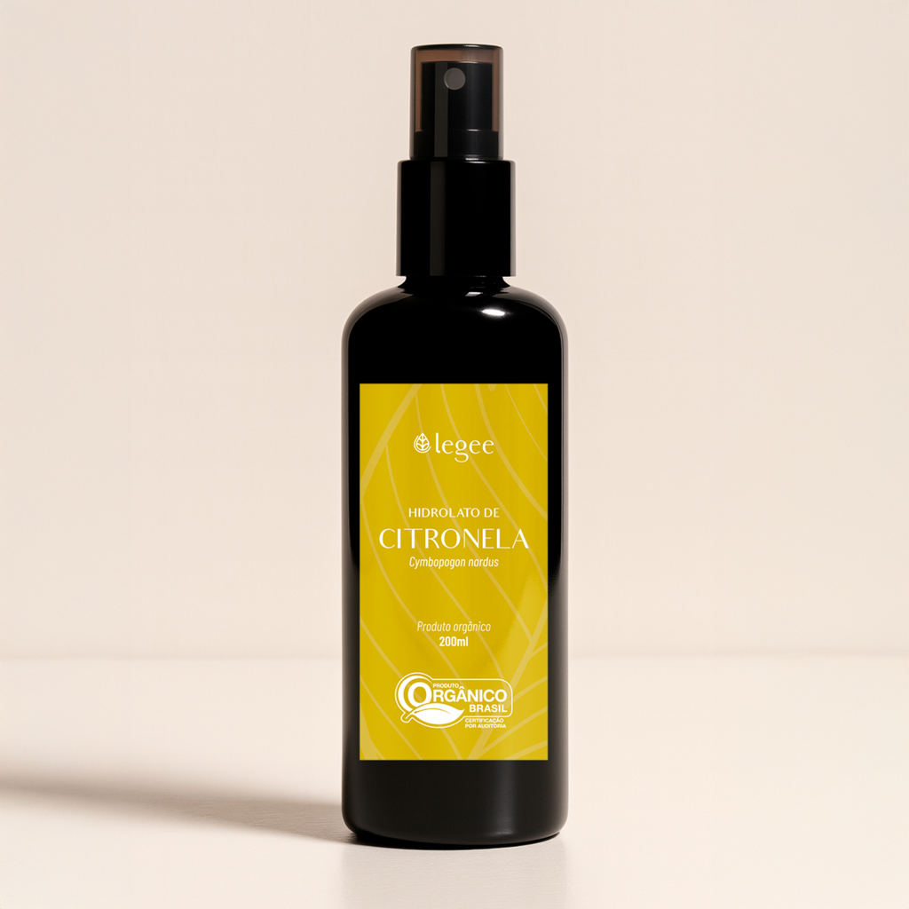 Hidrolato de Citronela (Cymbopogon nardus) ORGÂNICO - 200mL