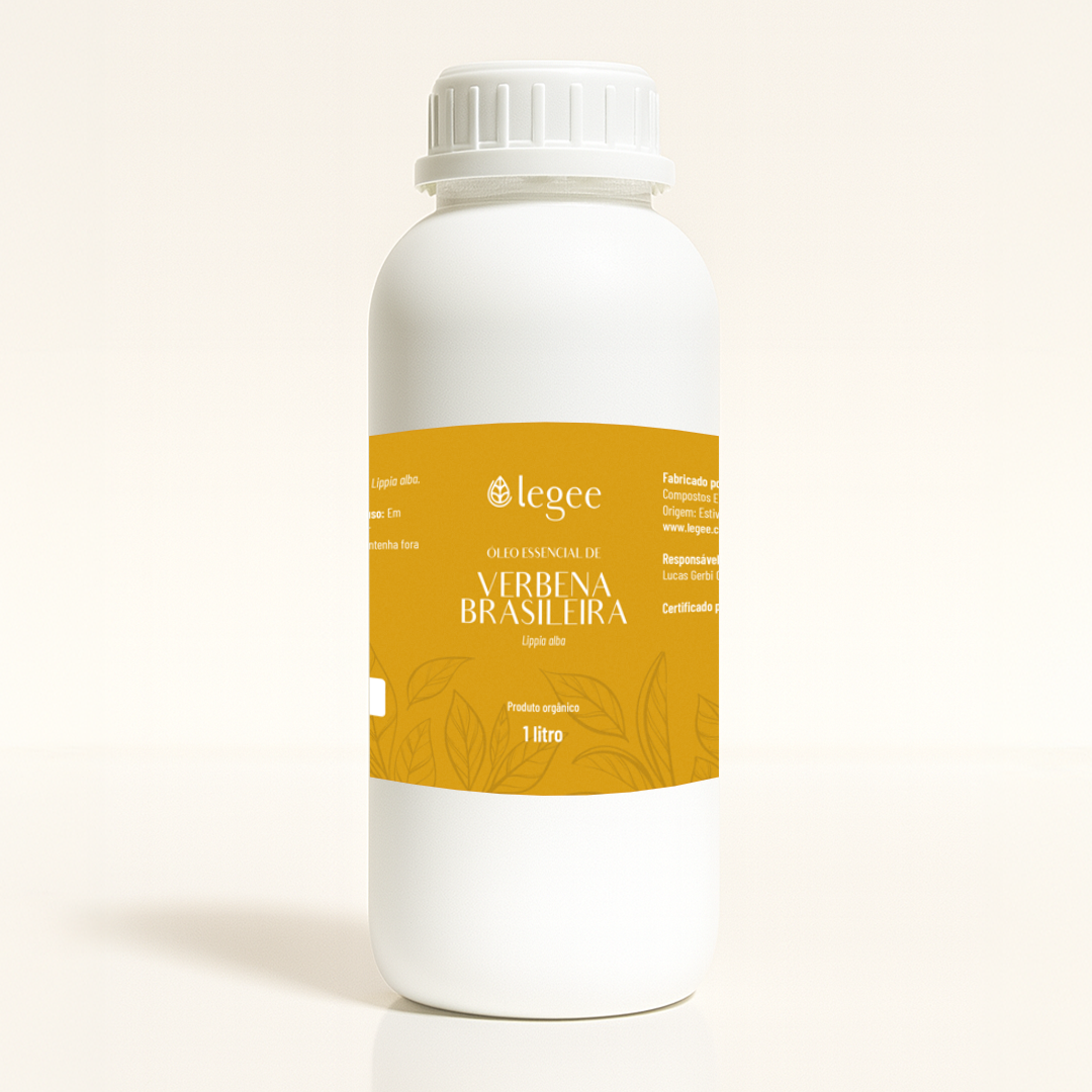 Óleo essencial de Verbena Brasileira (Lippia alba) ORGÂNICO - 1L