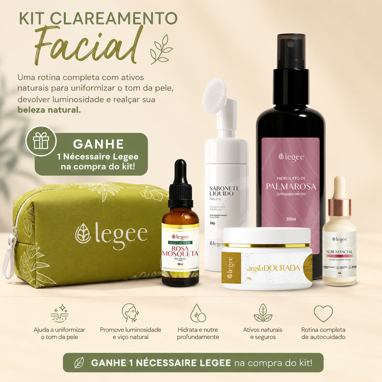 Kit Clareamento Facial