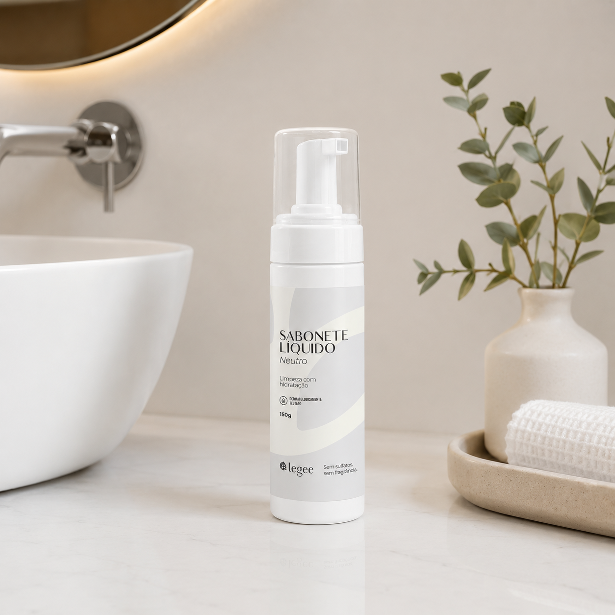 Sabonete Facial Líquido Neutro
