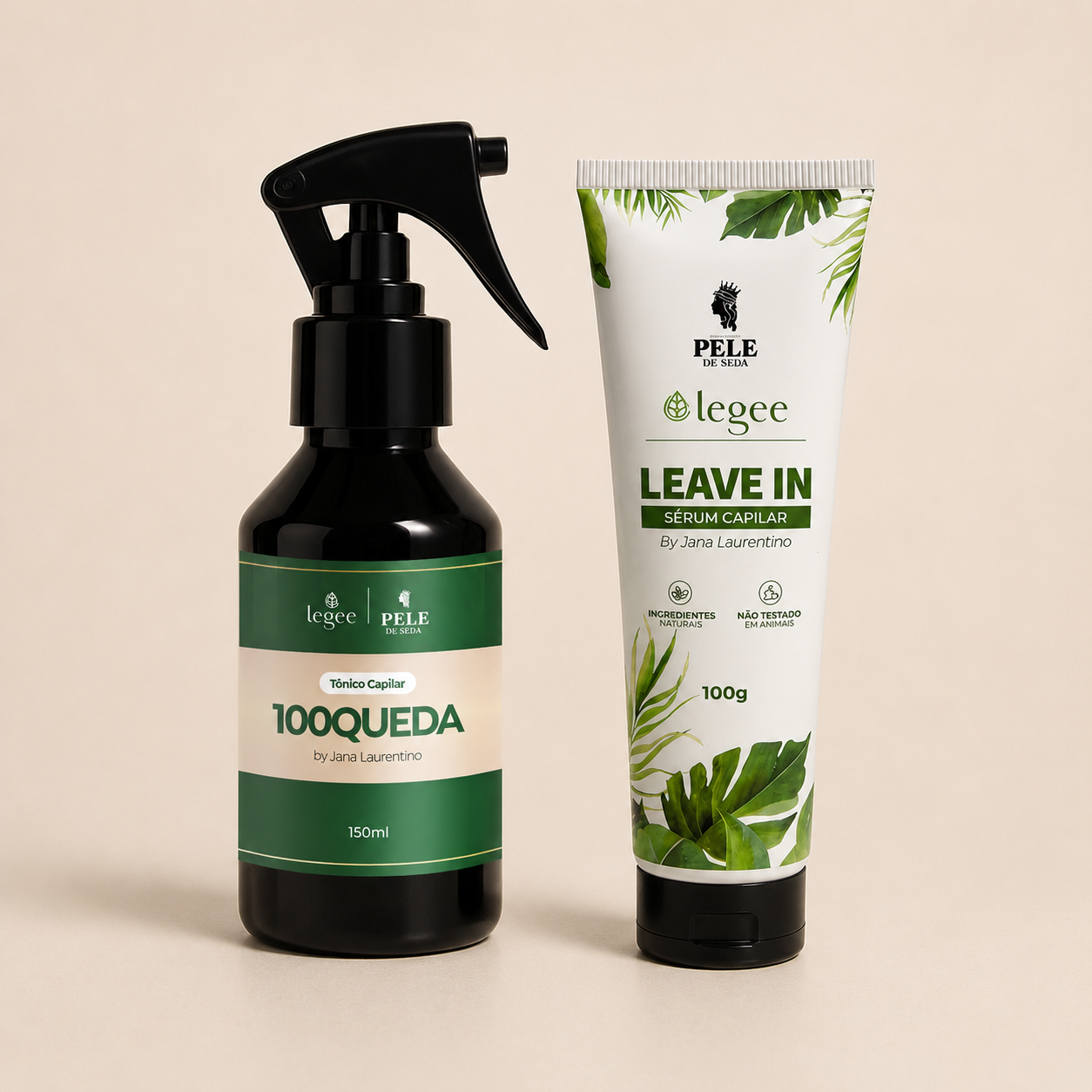 Kit Capilar com 100Queda de 150ml + Leave-In