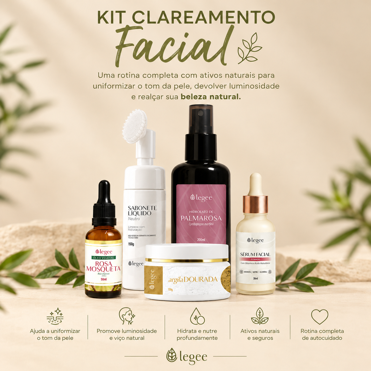 Kit Clareamento Facial