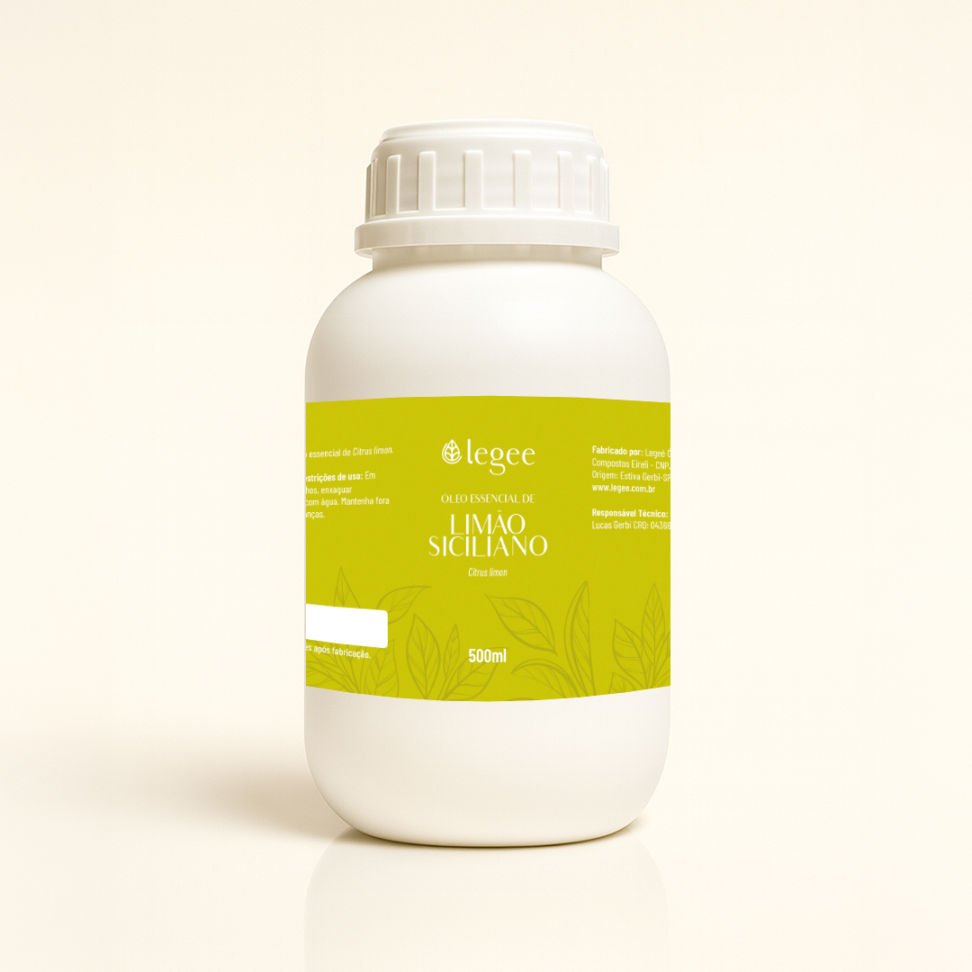 Óleo essencial de Limão Siciliano (Citrus limon) - 500mL