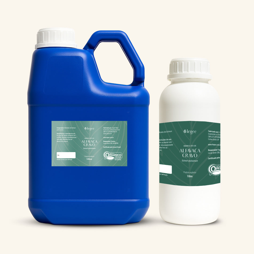 Hidrolato de Alfavaca Cravo (Ocimum gratissimum) ORGÂNICO