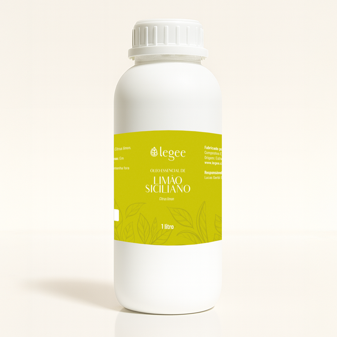 Óleo essencial de Limão Siciliano (Citrus limon) - 1L