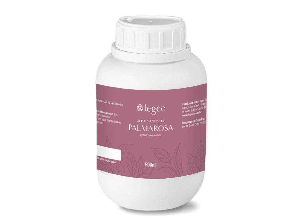 Óleo essencial de Palmarosa (Cymbopogon martinii) - 500mL