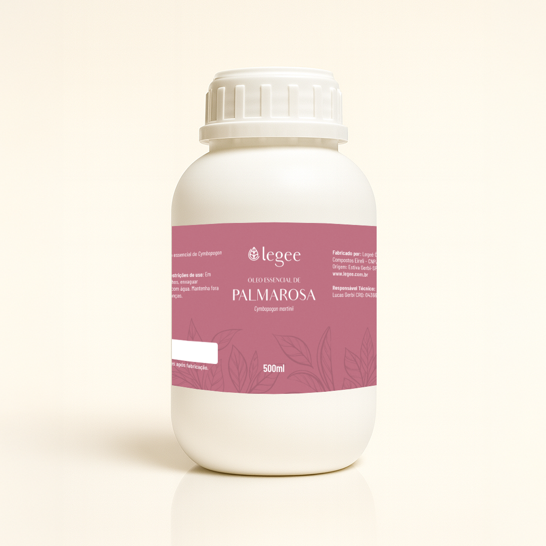 Óleo essencial de Palmarosa (Cymbopogon martinii) - 500mL