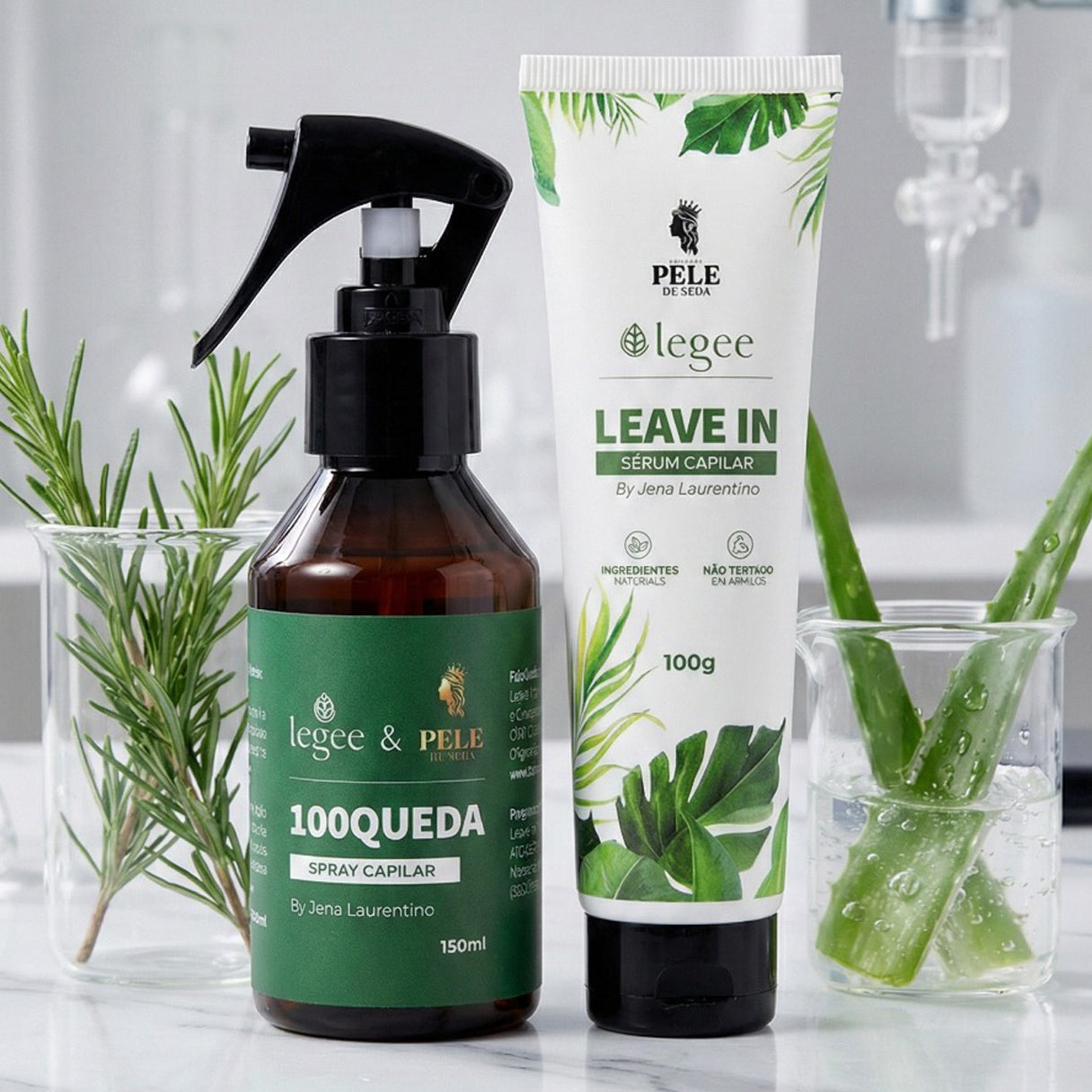 Kit Capilar com 100Queda de 150ml + Leave-In