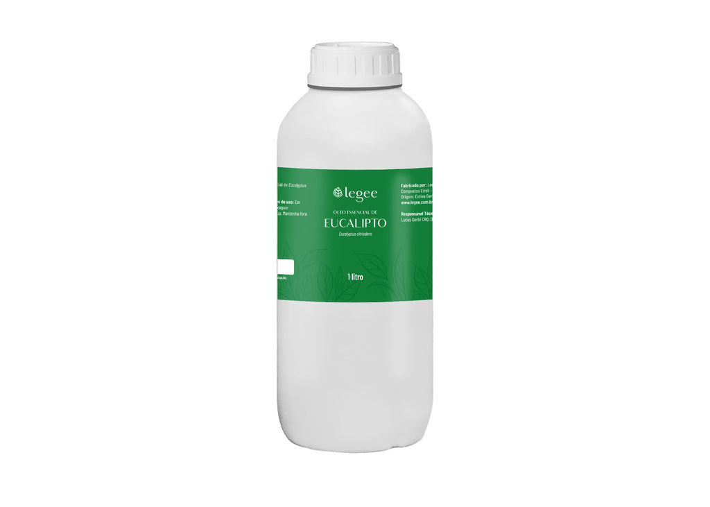 Óleo essencial de Eucalipto (Eucalyptus citriodora) ORGÂNICO NÃO CERTIFICADO - 1L
