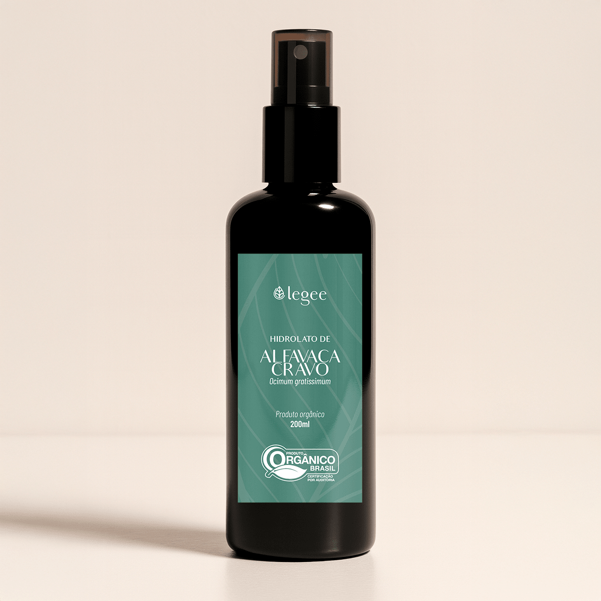 Hidrolato de Alfavaca Cravo (Ocimum gratissimum) ORGÂNICO - 200mL - Legee
