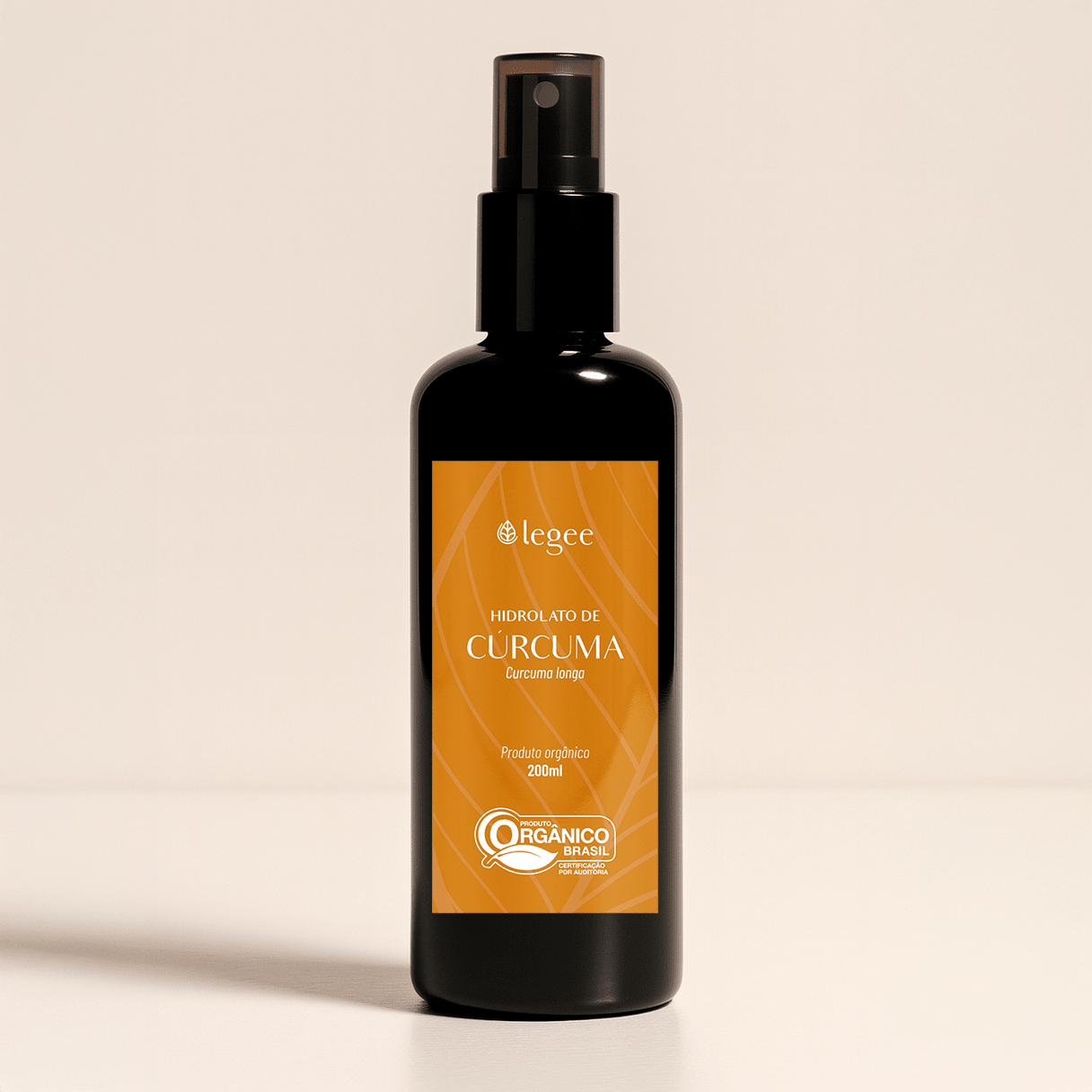 Hidrolato de Cúrcuma (Curcuma longa) ORGÂNICO - 200mL - Legee