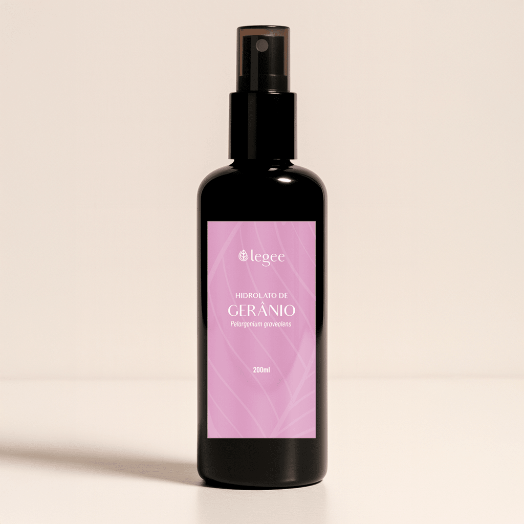 Hidrolato de Gerânio Brasil (Pelargonium graveolens) - 200mL - Legee