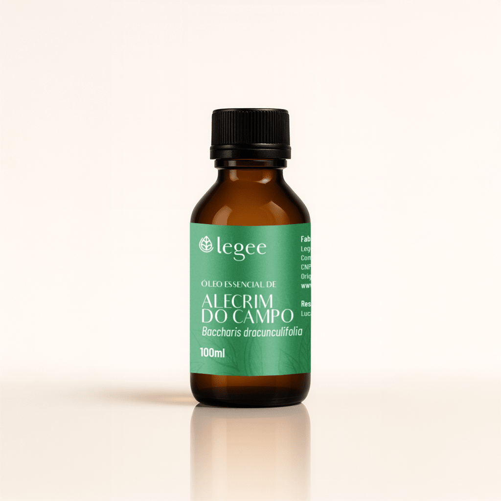 Óleo essencial de Alecrim do Campo (Baccharis dracunculifolia) - 100mL - Legee