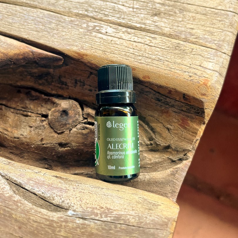 Óleo essencial de Alecrim (Rosmarinus officinalis QT Cânfora) ORGÂNICO - 10mL - Legee