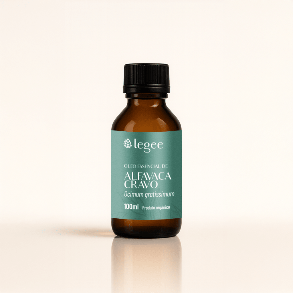 Óleo essencial de Alfavaca Cravo (Ocimum gratissimum) ORGÂNICO - 100ml - Legee