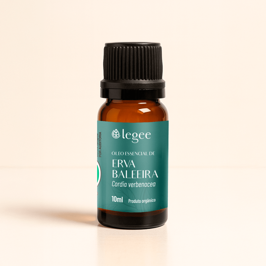 Óleo essencial de Erva Baleeira (Cordia verbenacea) ORGÂNICO - 10mL - Legee