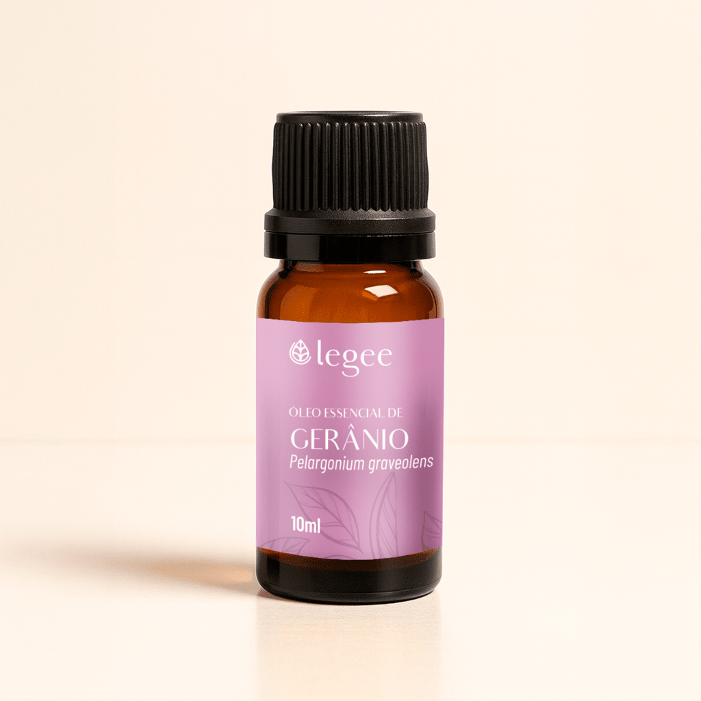 Óleo essencial de Gerânio Bourbon (Pelargonium graveolens) - 10mL - Legee