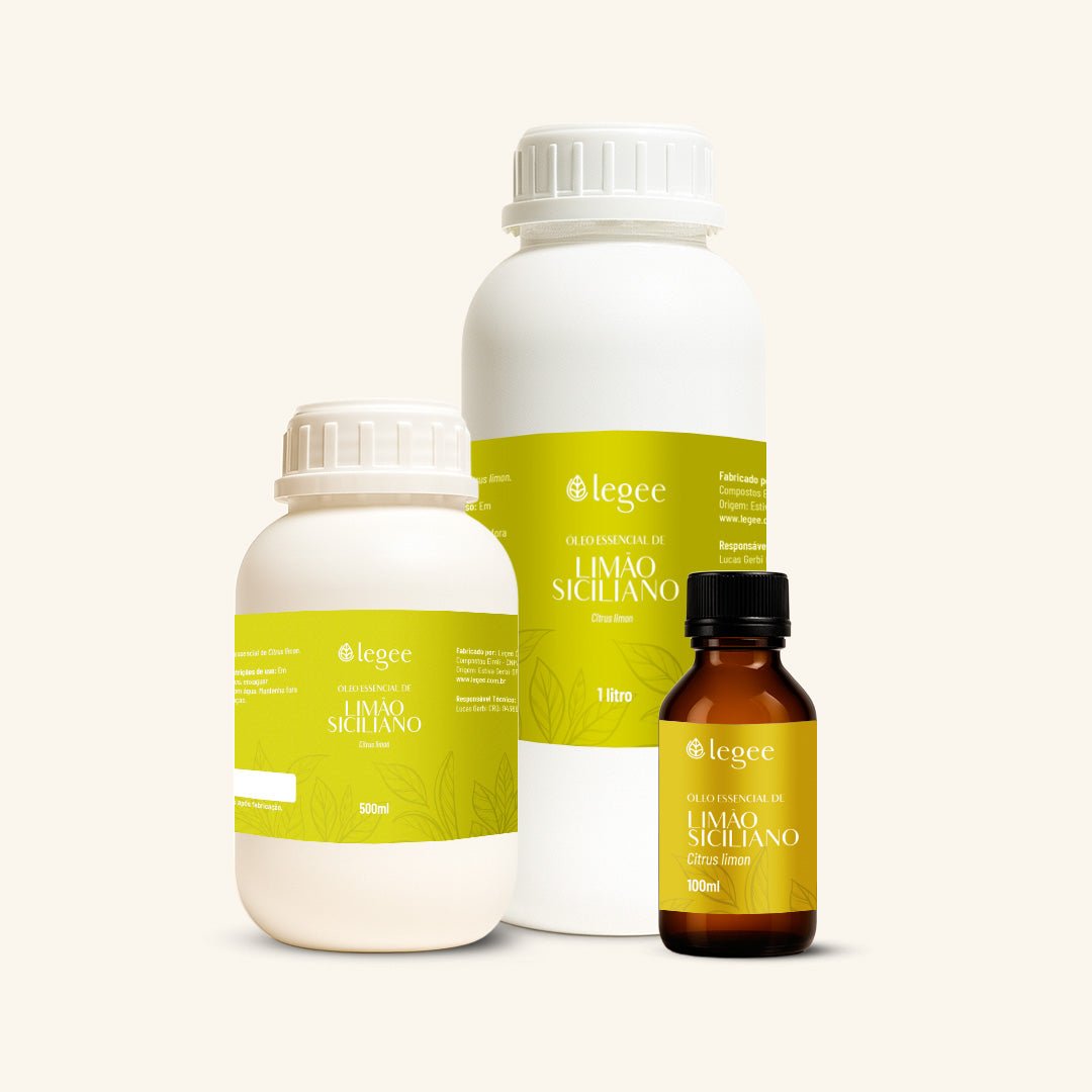 Óleo essencial de Limão Siciliano (Citrus limon) - Legee