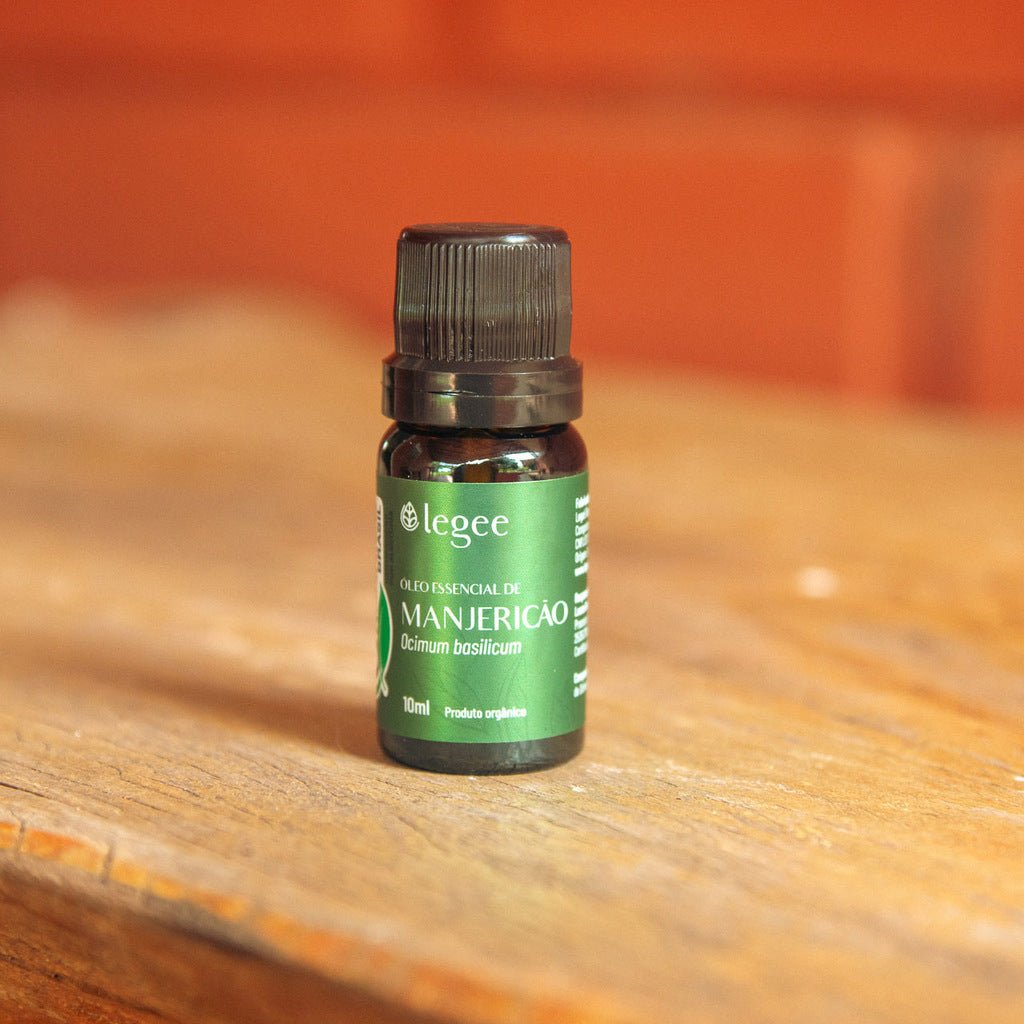 Óleo essencial de Manjericão (Ocimum basilicum Qt Linalol) ORGÂNICO - 10mL - Legee