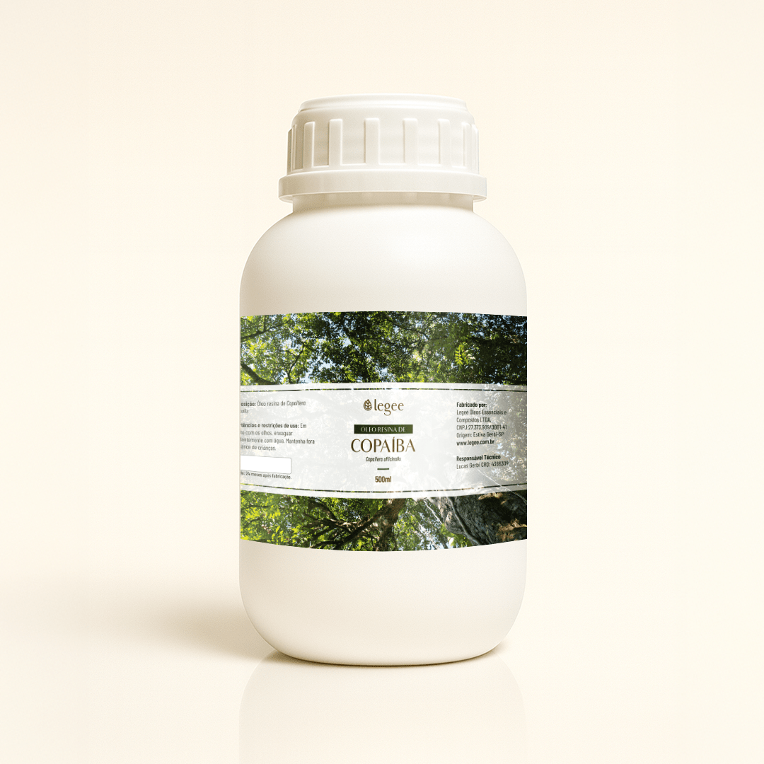 Óleo resina de Copaíba (Copaifera officinalis) - 500mL - Legee