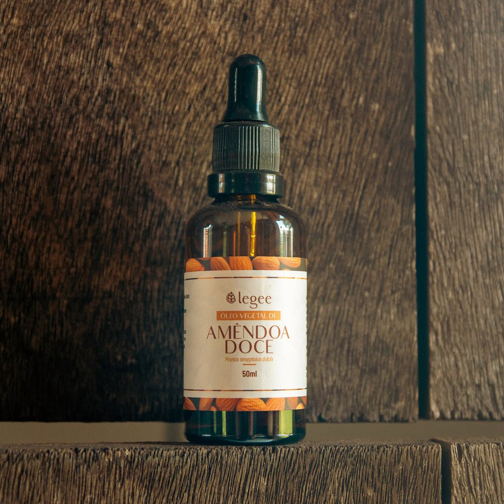 Óleo vegetal de Amêndoa Doce (Prunus amygdalus dulcis) - 50mL - Legee