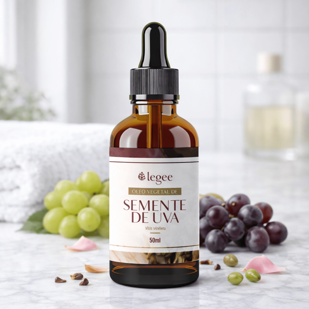 Óleo vegetal de Semente de Uva Orgânico (Vitis vinifera) - 50mL - Legee