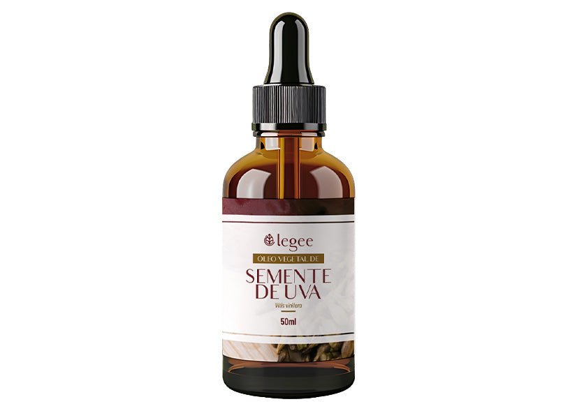 Óleo vegetal de Semente de Uva Orgânico (Vitis vinifera) - 50mL - Legee